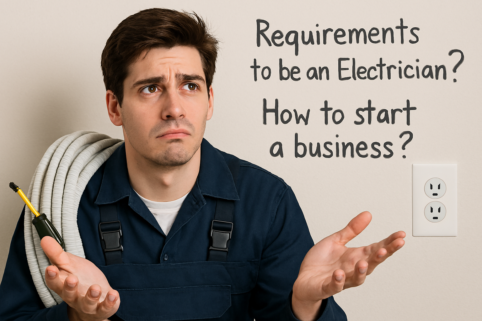 Start an electrician business Start an electrician business