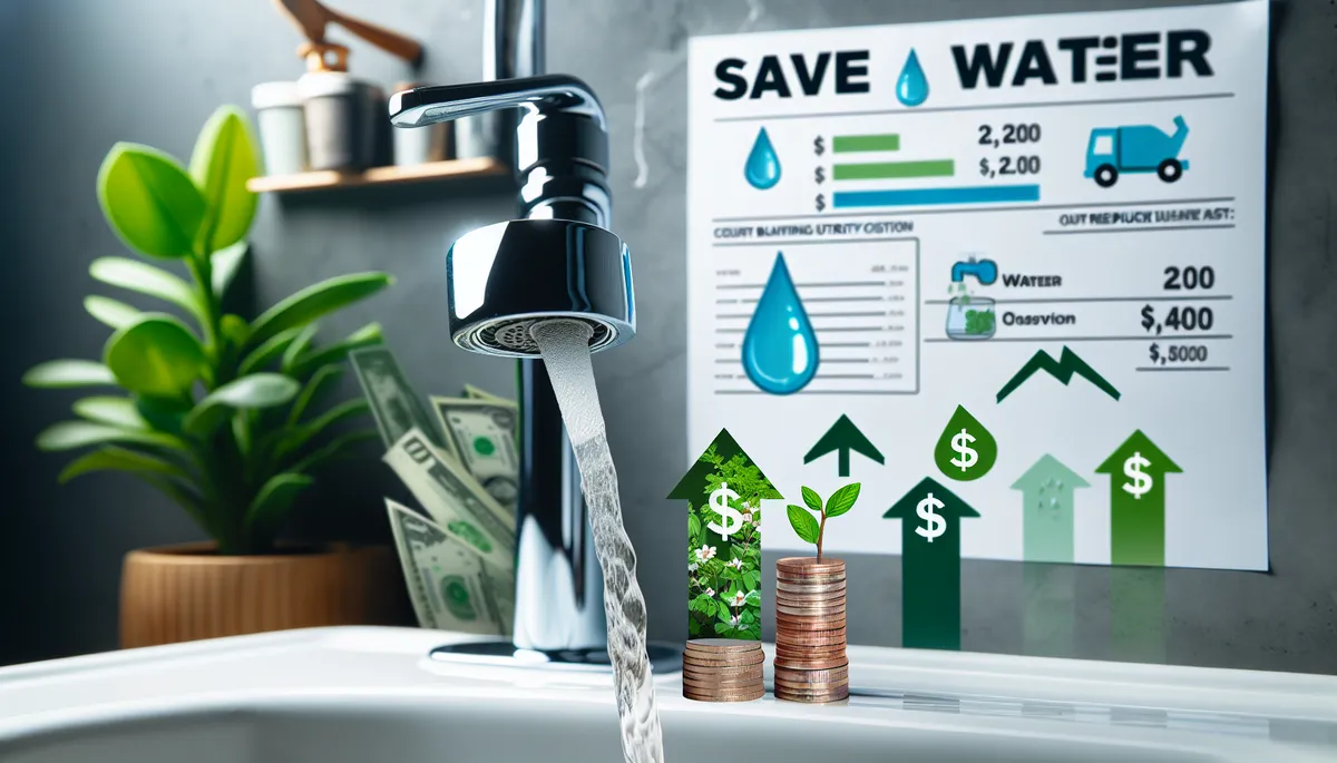 Water savings landscape image Water savings landscape image